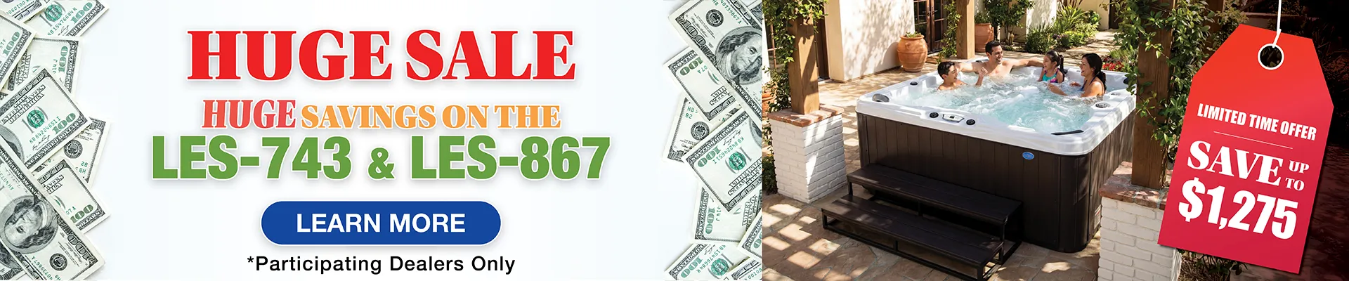 Calspas hot tub being used in a family setting - Modesto